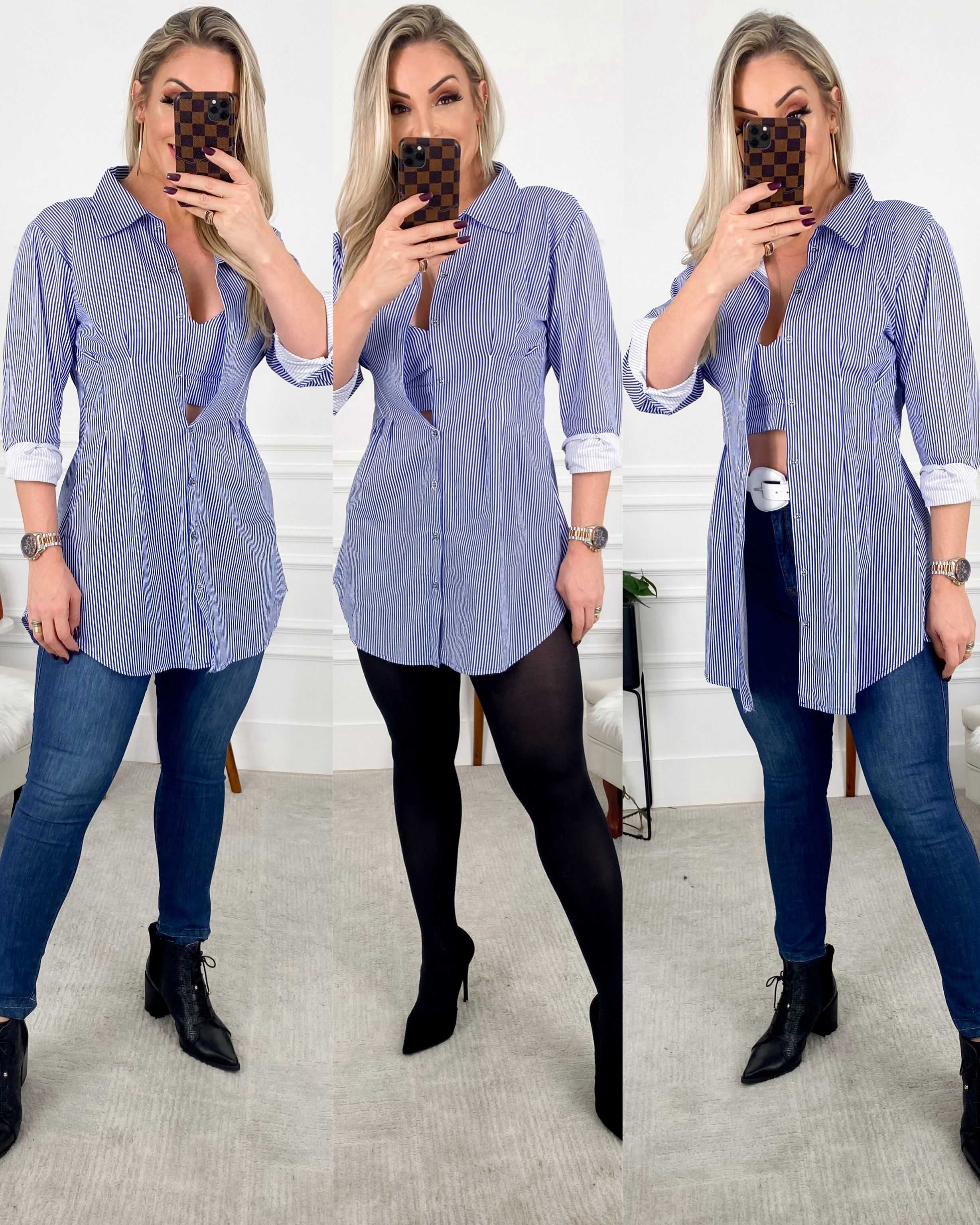 camisas alongadas
