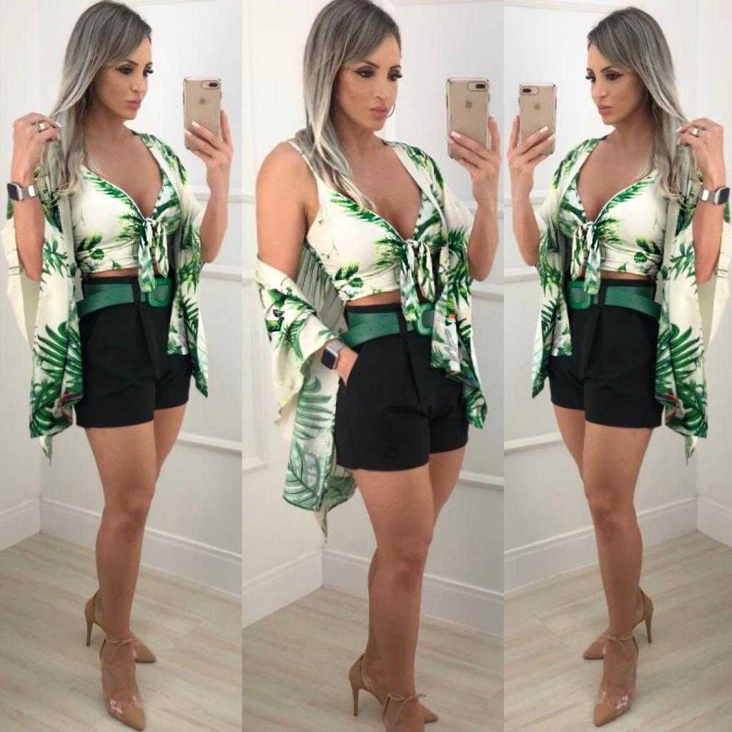 conjuntinho com kimono